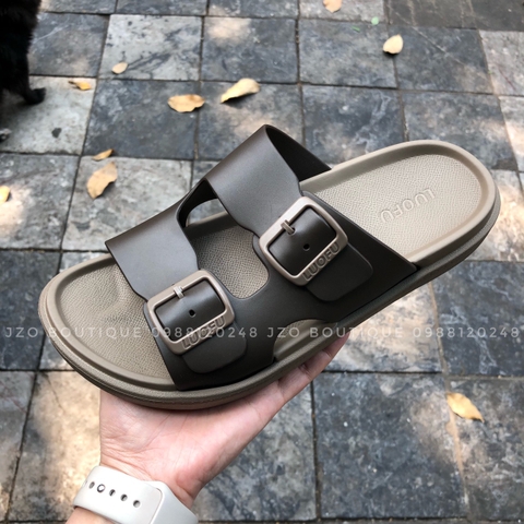 Dép Nhựa Nam Hai Khóa LUOFU 6236 – Êm Chân, Thoáng Khí, Chống Trơn