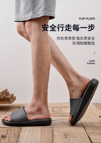 Dép Nam Quai Ngang LUOFU 7208 – Êm Chân, Nhẹ, Chống Trơn