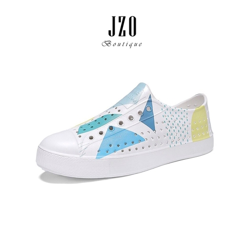 Giày nhựa nam nữ WNC - Mẫu Hình học