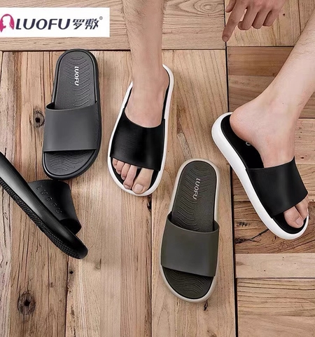 Dép Nam Quai Ngang LUOFU 7208 – Êm Chân, Nhẹ, Chống Trơn