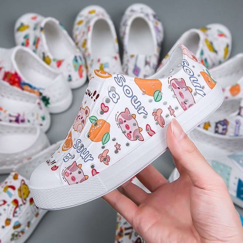 Giày nhựa trẻ em WNC - Mẫu Heo hồng