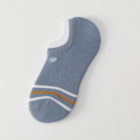 Tất lười nam cổ ngắn TLN-104 Phối màu xanh dương