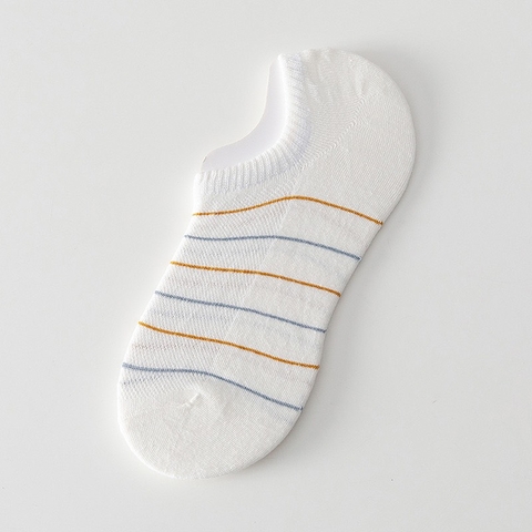 Tất lười nam cổ ngắn TLN-104 Phối màu xanh dương