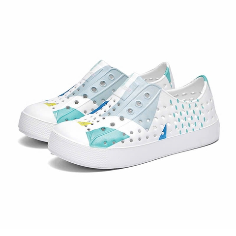 Giày nhựa nam nữ WNC - Mẫu Hình học