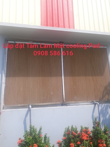 Lắp đặt, thay thế tấm làm mát cooling pad cho nhà xưởng, nhà kho, trang trại chăn nuôi