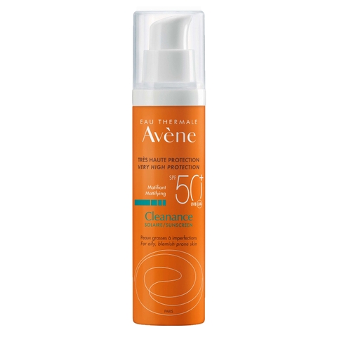 Kem chống nắng cho da nhờn mụn Avène Cleanance Solaire Sunscreen SPF 50+