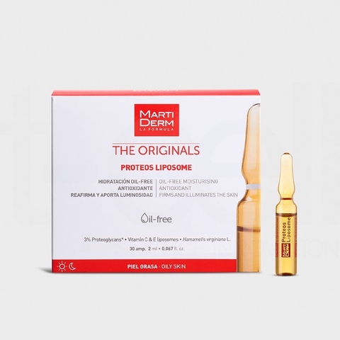 Ampoule Chống Oxy Hoá, Phục Hồi, Điều Tiết Bã Nhờn - MartiDerm The Originals Proteos Liposome