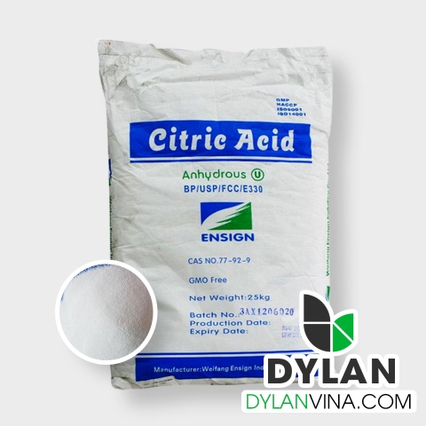 Acid Citric Anhydrate-Weifeng - C6H8O8 – chất điều chỉnh độ acid