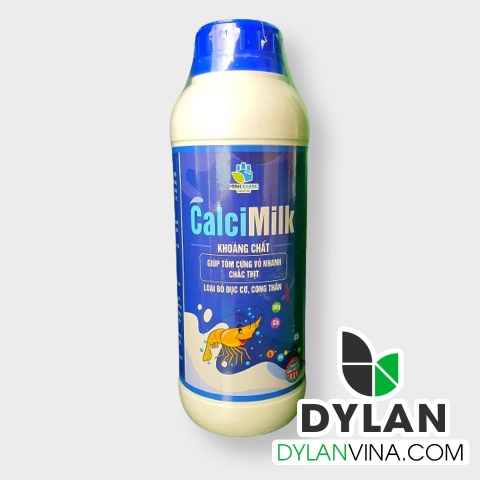 CALCIMILK 2021 - Khoáng đậm đặc, tăng cường khoáng chất giúp tôm cứng vỏ, loại bỏ đục cơ cong thân. Khoáng chất giúp tôm cứng vỏ nhanh, chắc thịt loại bỏ đục cơ, cong thân. 