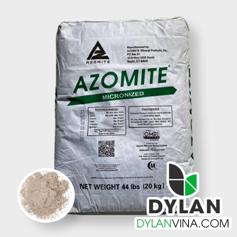 Khoáng Mỹ Azomite là sản phẩm khoáng khai mỏ tự nhiên, chứa 67 loại khoáng vi lượng và đa lượng cần thiết cho tôm