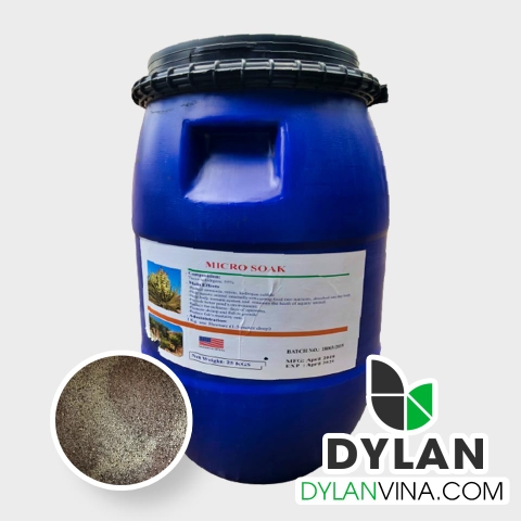 YUCCA MICRO SOAK - YUCCA Bột - Mỹ USA - Hấp thụ khí độc NH3, H2S, NO2. Ổn định môi trường nước, giúp phân hủy nhanh các chất hữu cơ dưới đáy ao. Khắc phục nhanh hiện tượng tôm nổi đầu.