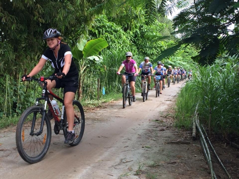 5 DAYS  AMAZING MEKONG DELTA BICYCLE LOOP