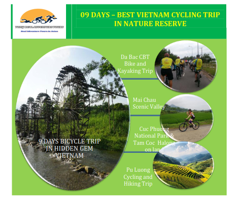 09 DAYS – BEST VIETNAM CYCLING TRIP IN NATURE RESERVE