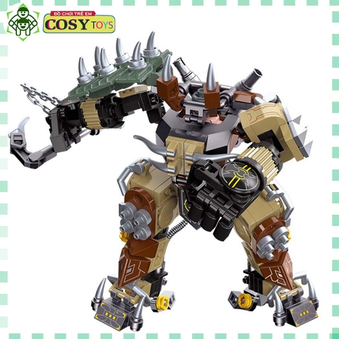 Đồ chơi lắp ghép xếp hình robot Brute Lord Mecha với 238 mảnh ghép