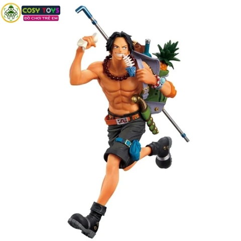 Mô hình One Piece - Ace trong bộ 3 anh em - cao 21cm - nặng 250 gram