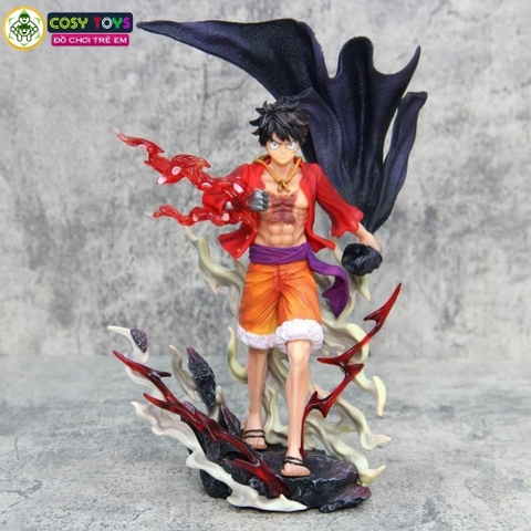 Mô hình OnePiece Luffy cầm áo - cao 28cm - nặng 800gram, Figure OnePiece - có vỏ hộp màu