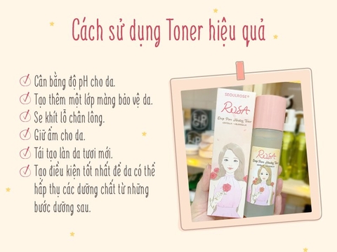 Cách sử dụng Toner hiệu quả