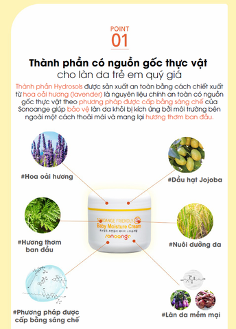 Kem Dưỡng Da Friendly Baby Moisture Cream An Toàn Cho Trẻ Em