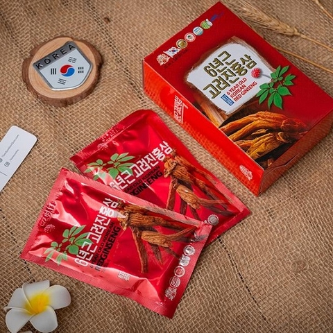 Nước hồng sâm Hàn Quốc 6 năm tuổi - Korean Red Ginseng hộp 30 gói x 70ml