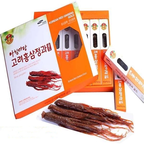 Hồng Sâm Củ Tẩm Mật Ong Achimmadang Korean Red Ginseng Gold Hàn Quốc