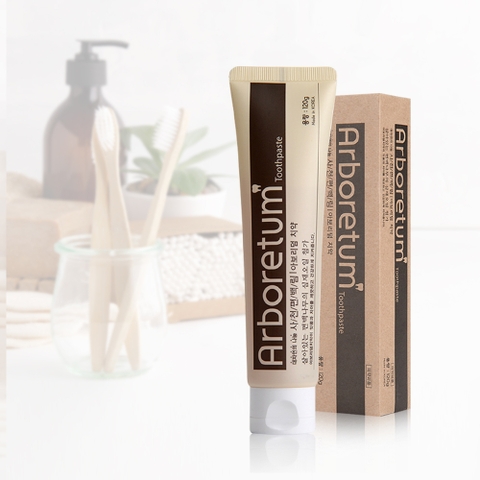 Kem Đánh Răng Làm Trắng Răng Arboretum Giảm Vết Ố Vàng Trên Răng, Giữ Hơi Thở Thơm Mát