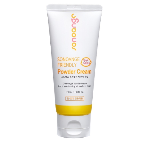 Phấn Em Bé Dạng Kem FRIENDLY BABY POWDER CREAM 100ml Làm dịu, cấp ẩm và Bảo vệ da