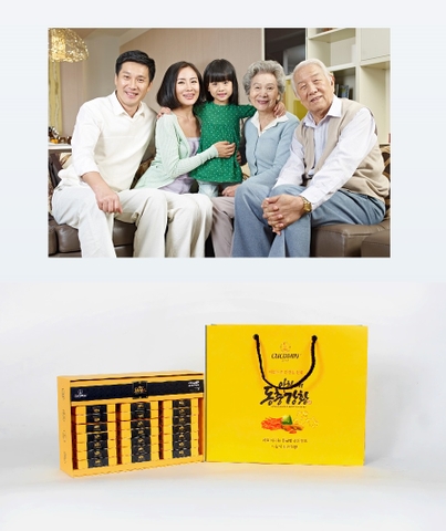 Nghệ Nano đông trùng Cucomin 큐코민, Hộp 12 vỉ 60 tép