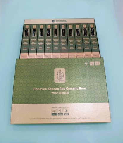 Hồng Sâm Củ Hàn Quốc Tẩm Mật Ong (220g)