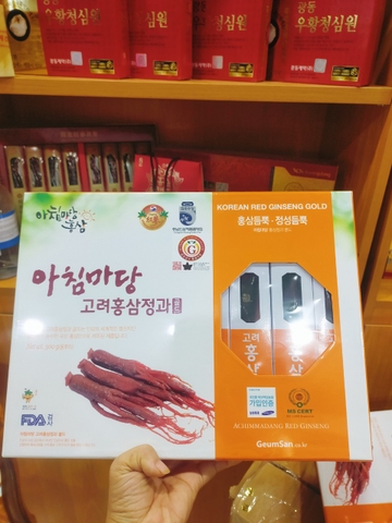 Hồng Sâm Củ Tẩm Mật Ong Achimmadang Korean Red Ginseng Gold Hàn Quốc