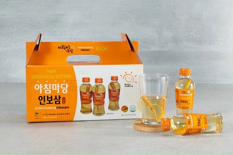 Nước Sâm Có Củ Achimmadang 120ml x 10 Chai Hàn Quốc