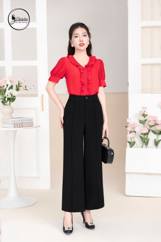 Quần ống xuông màu đen