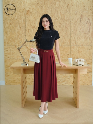 Áo nhung cổ 3 phân màu đen