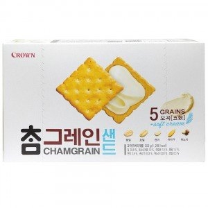 Bánh quy kẹp lúa mạch Crow’n Hàn Quốc hộp 256gr