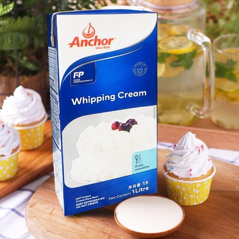 Kem tươi Whipping Cream hiệu ANCHOR 1L
