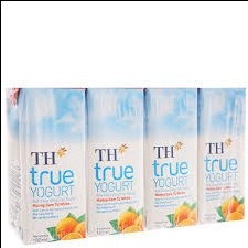 Sữa chua uống Tiệt trùng TH True Milk hương cam 180ml