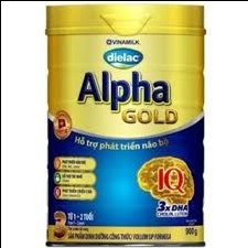 Sữa bột dielac alpha gold IQ 3 Vinamilk hộp thiếc 900g