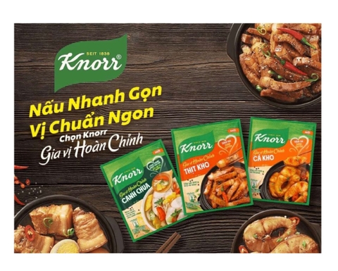 Knorr gia vị cá kho riềng