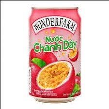 Nước chanh dây Wonderfarm lon 310ml