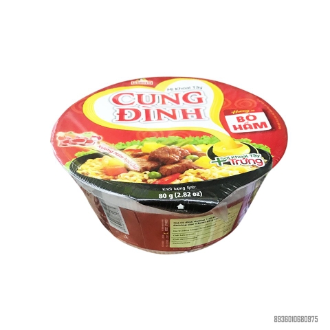 Mì Cung Đình bò hầm bát 80g