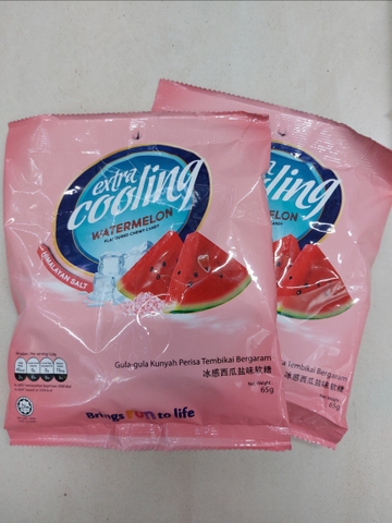 Kẹo mềm extra cooling vị dưa hấu 65g