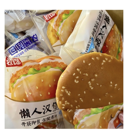 Bánh mì hamburger sốt salad Đài Loan