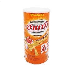 Snack bim bim tôm ớt Hanami Thái Lan hộp thiếc 110g