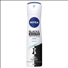 Xịt Khử Mùi Nivea Nivea Black & White Invisible Pure 150ml