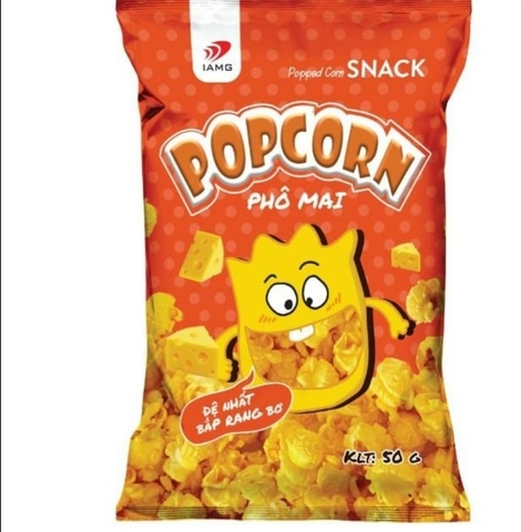 Bỏng ngô Popcorn IAMG vị : phomai gói 50gram