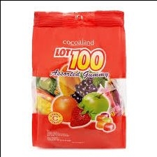 Kẹo dẻo Lot 100 hoa quả thập cẩm gói 320g