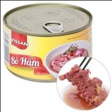 Thịt Bò hầm Vissan hộp 150g