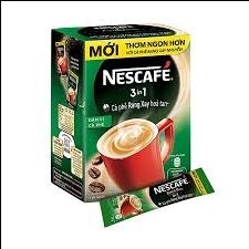Cà phê Nescafe 3in1 đậm vị 340g ( xanh )