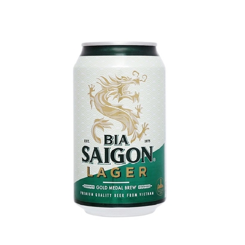Bia lon Sài Gòn Lager 330ml