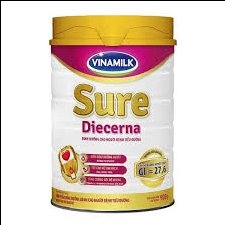 sữa bột sure diecerna Vinamilk hộp thiếc 900g