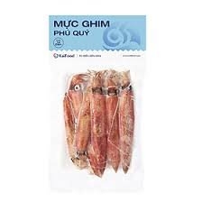 Mực ghim tươi Phú Quý KAIFOOD size 12cm khay 536gram ( hàng không dăm đá )